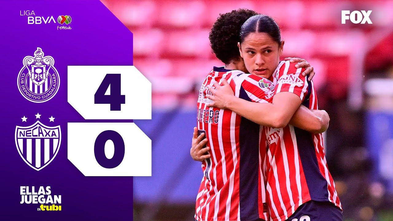 Chivas Femenil Dominates Necaxa 4-0 | Liga MX Femenil Apertura 2025 Jornada 17