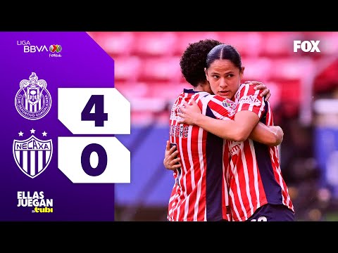 CHIVAS 4-0 NECAXA | RESUMEN | LIGA MX FEMENIL | APERTURA 2025 | JORNADA 17