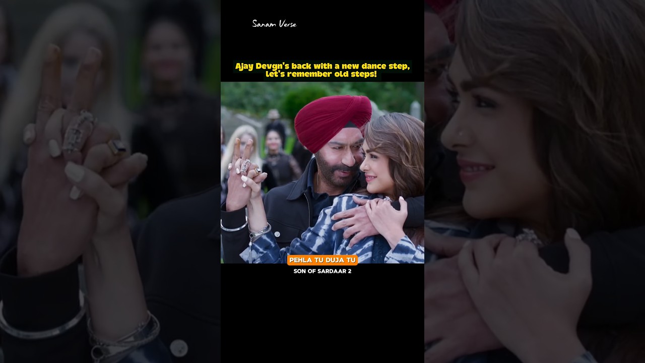Ajay Devgn Dazzles with New Dance Move β Nostalgic Throwback to His Classic Steps! π