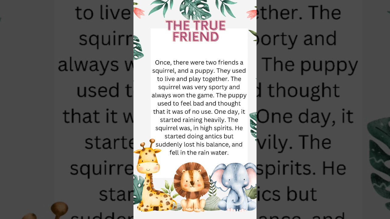 The True Friend | Short Kids' Story 🤝
