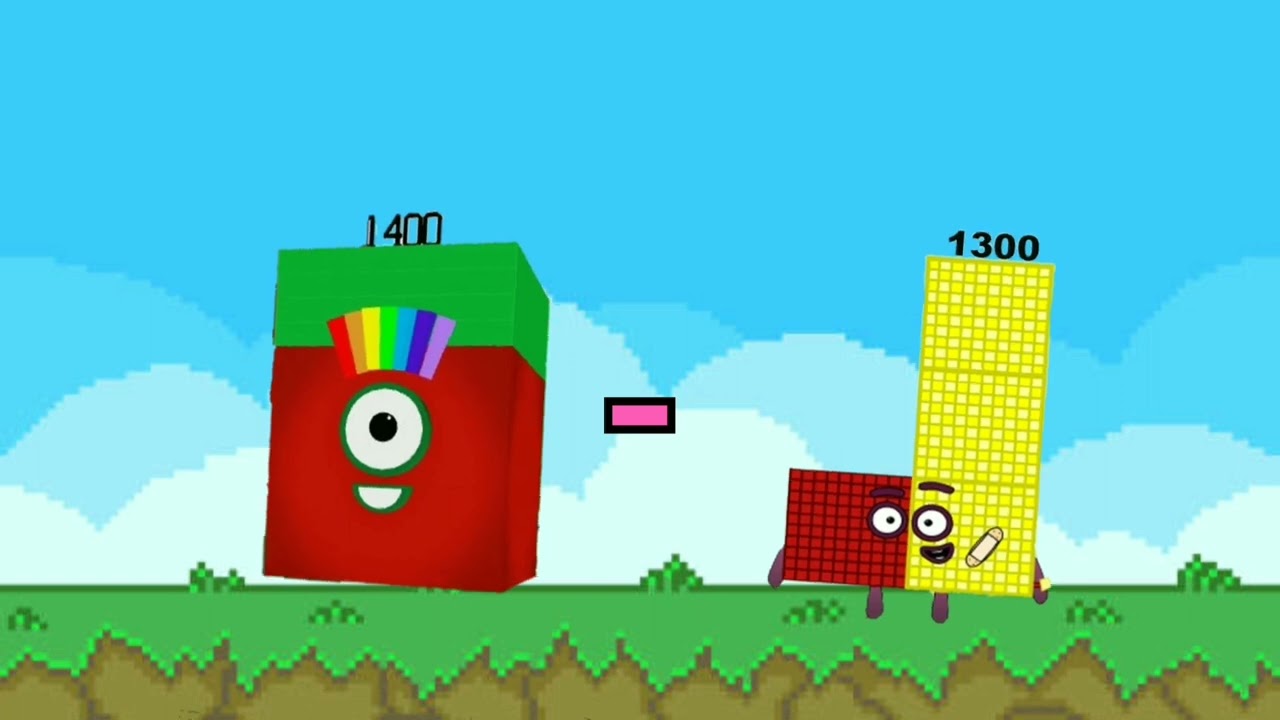 Mathblocks: Big Number Subtraction for Kids ✖️