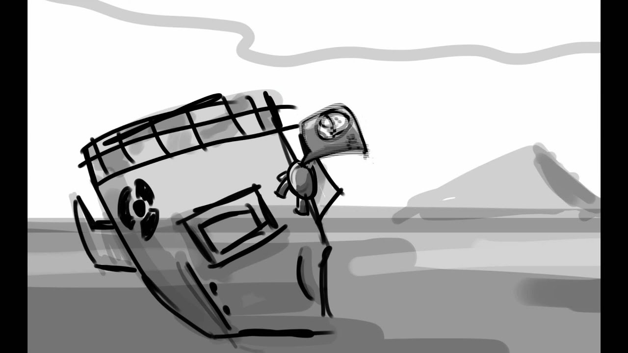 2D Animatic: Toodles the Post-Apocalyptic Turtle π’