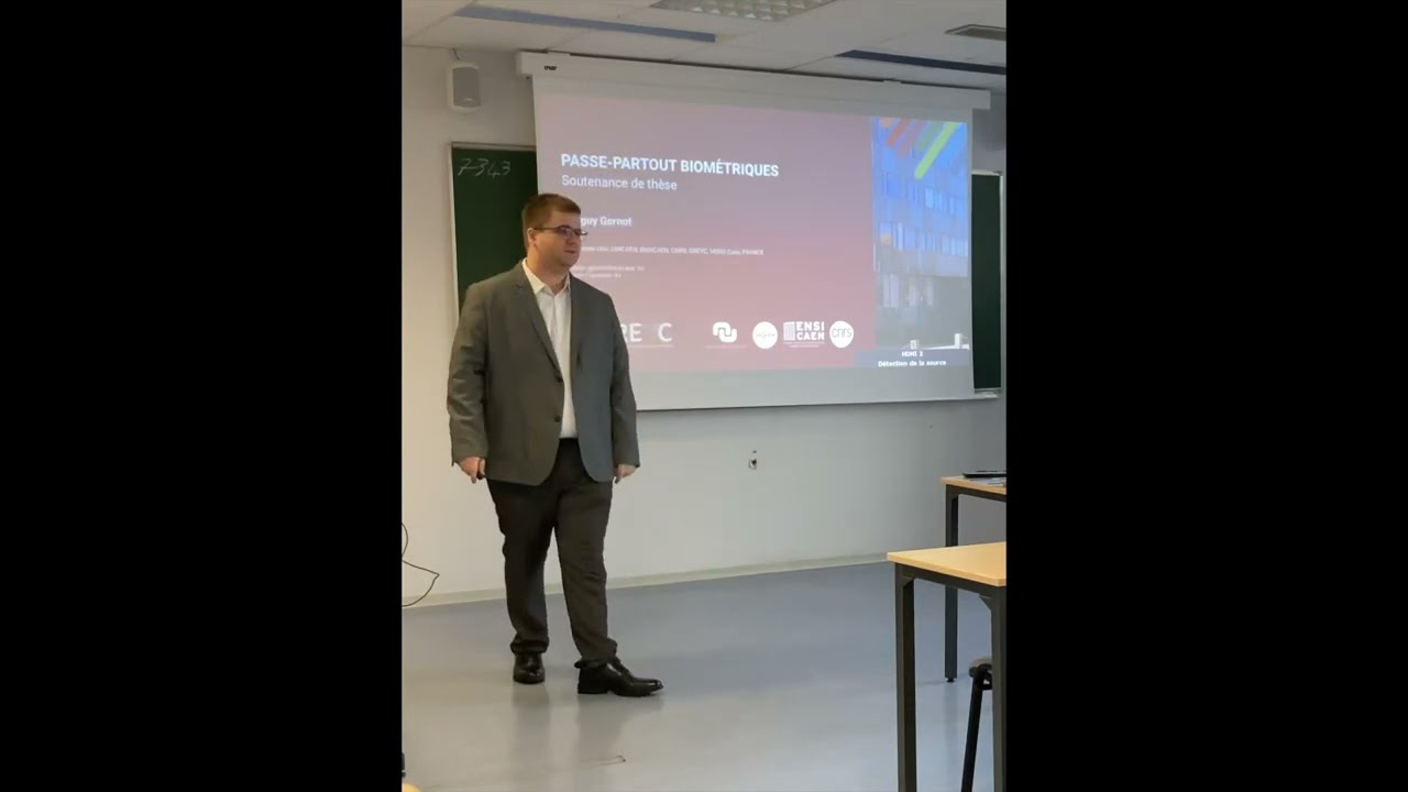 Thèse en Informatique : Passe-partout biométriques 🔐