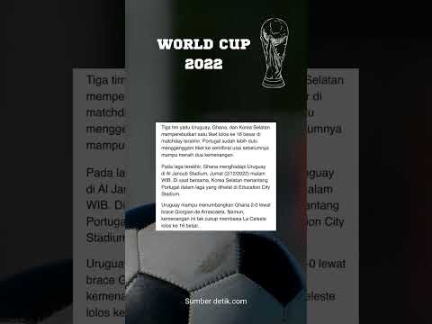 Klasemen Grup H #worldcup2022 #portugal #korea #shorts