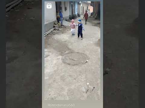 #ohmygod #twins #baby #brothersister #playing #running #enioy #cute # #love #happy #jaat #haryanvi
