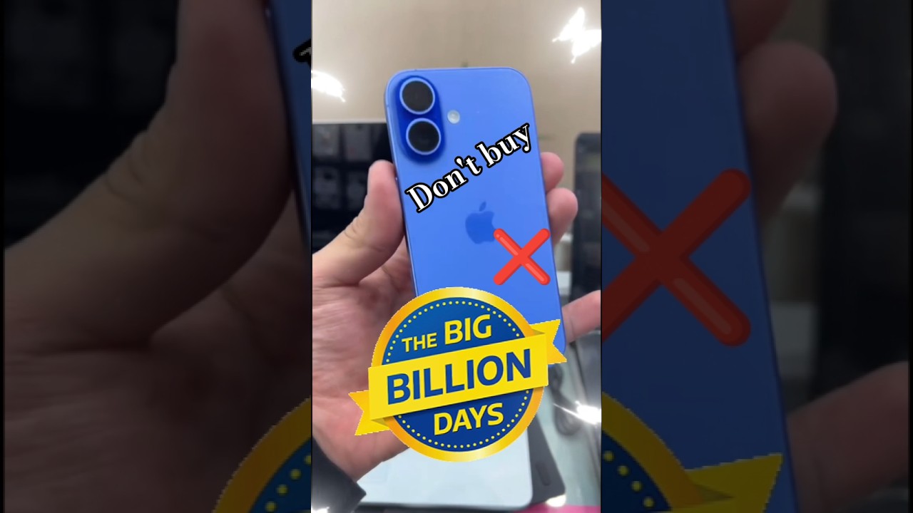 iPhone 16 Price Scam During Big Billion Day 📱