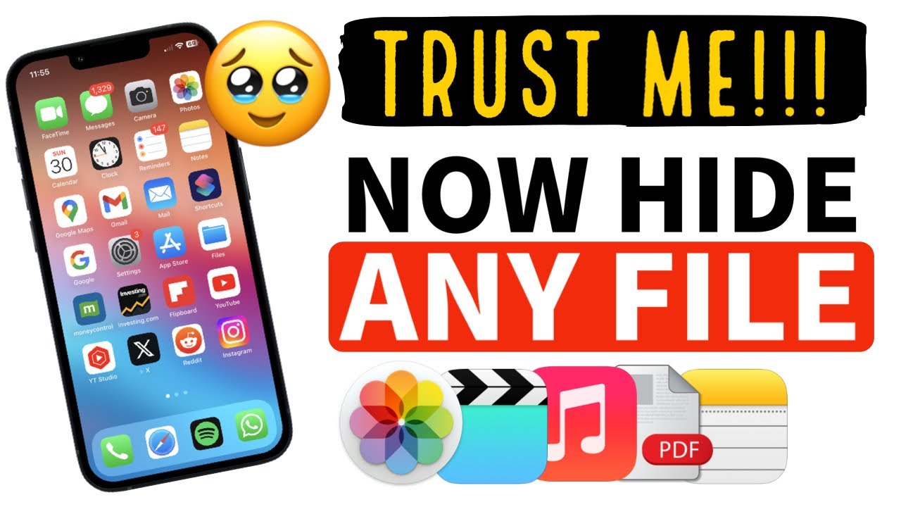 Secret iPhone Trick: Hide Any File β Photos, PDFs, Videos & More! π