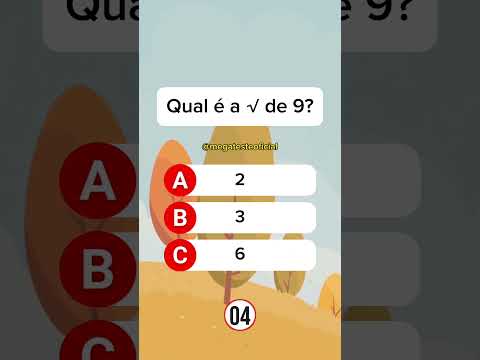 Teste suas habilidades matemáticas com o Quiz de Raiz Quadrada