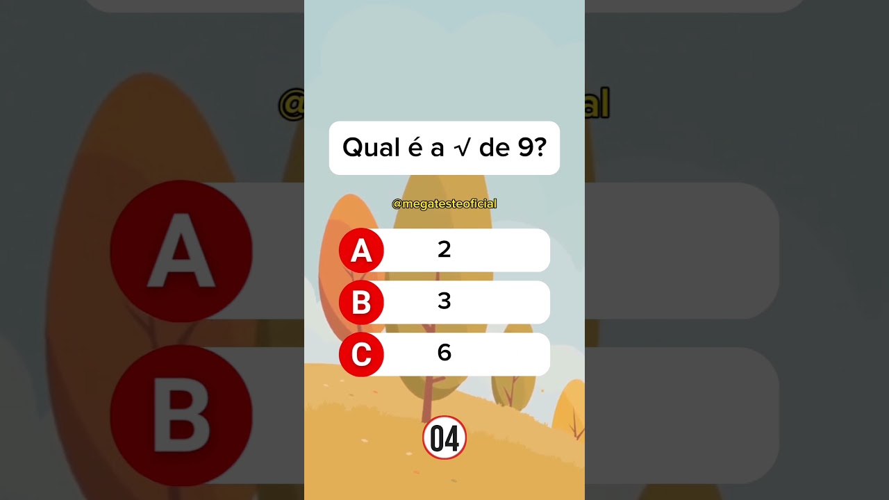 Desafie suas habilidades matemáticas com nosso Quiz de Raiz Quadrada! 🧠
