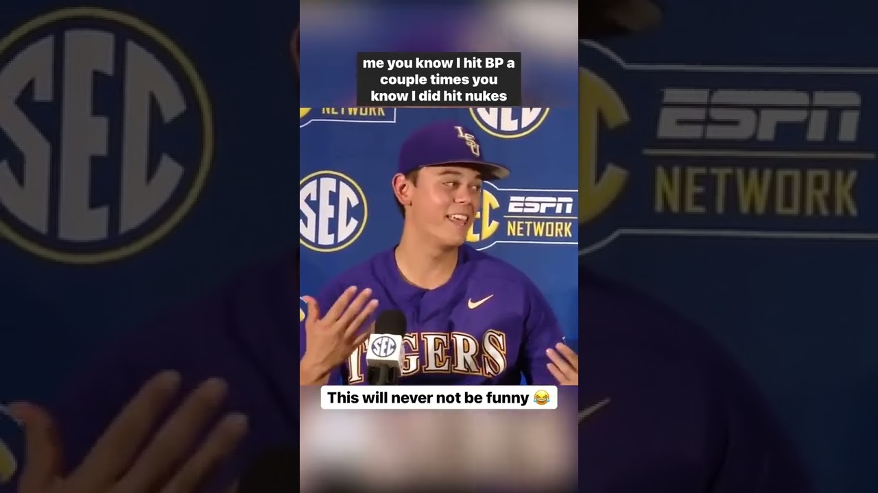 Epic SEC Baseball Postgame Interview 😂