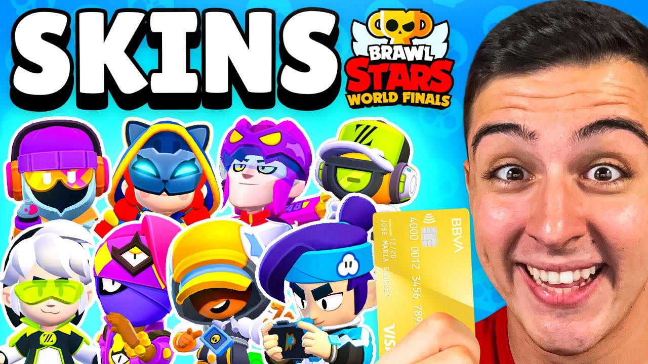 ¡Compré Todas las Skins del Mundial en Brawl Stars! 😱