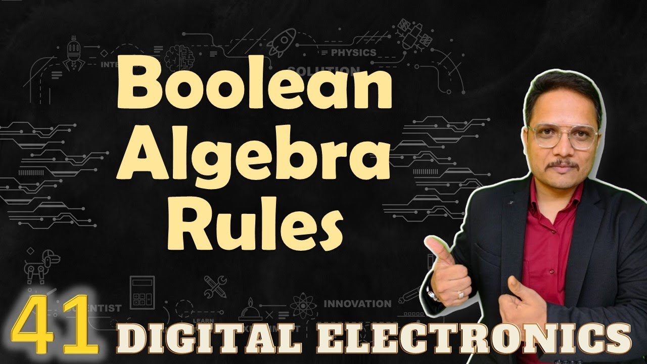 Understanding Boolean Algebra Rules: Distributive, Commutative, Associative, and De Morgan's Law