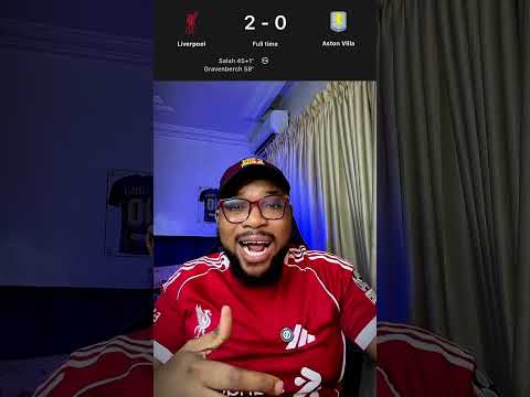 LIVERPOOL GET THE MUCH NEEDED 3 POINTS AGAINST ASTON VILLA #lfc #gravenberch #salah #fypage#football