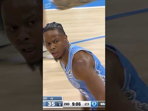 ISAAC OKORO ROCKS THE RIM‼️ #LetEmKnow #Cavs #IsaacOkoro #NBA #Shorts