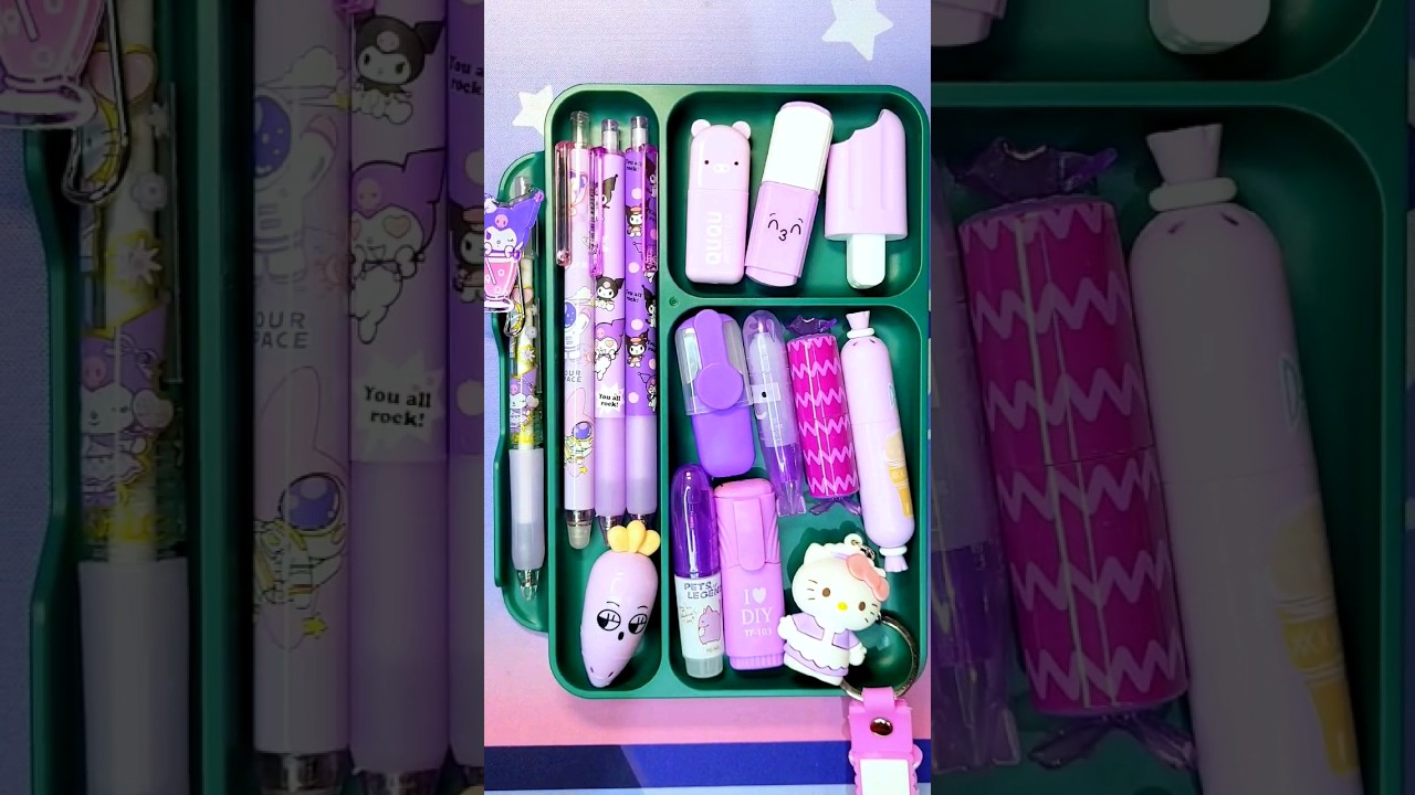 Everything in ONE COLOR Challenge Purple ๐ฎ #stationery
