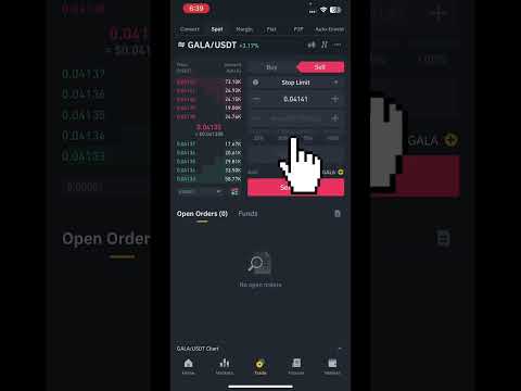 How to use stop limit in binance exchange #cryptocurrency #crypto #exchanges