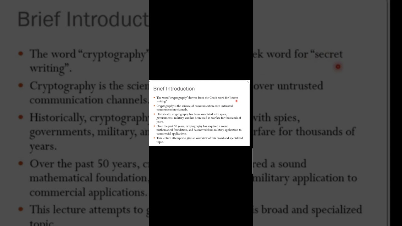 CS409: Symmetric Cipher Models & Substitution Techniques