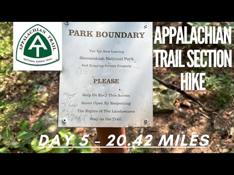 Hiking 20 miles on the Appalachian Trail | Thornton River Trail to Tom Floyd Shelter