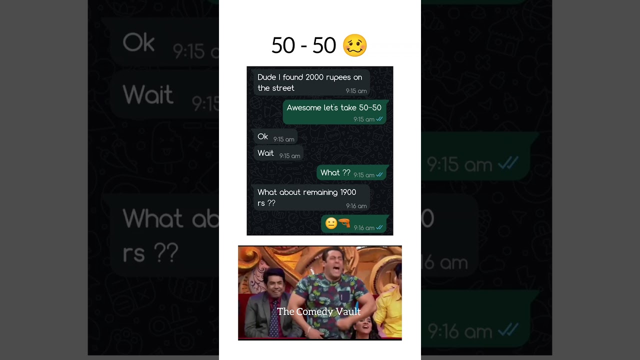 50-50 Parts Division 😂