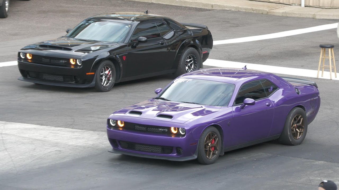 Dodge Demon vs Redeye Hellcat: Epic Modern Muscle Car Drag Race 🏁