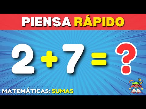 🧠💡 ¡Piensa Rápido! 100 Sumas en 6 Segundos | Desafío Matemático para Niños 🔢🚀 | Mini Mentes Quiz