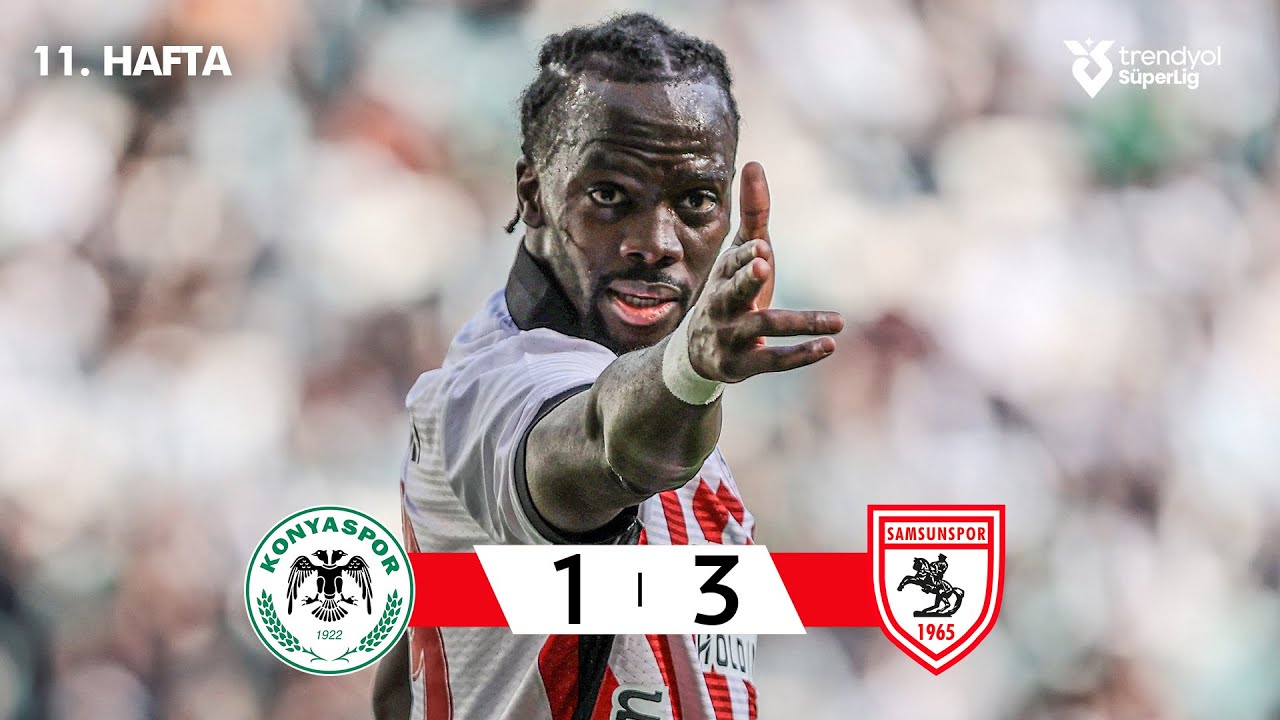 Samsunspor Shines with 3-1 Victory Over Konyaspor | Süper Lig Highlights 2025/26 ⚽