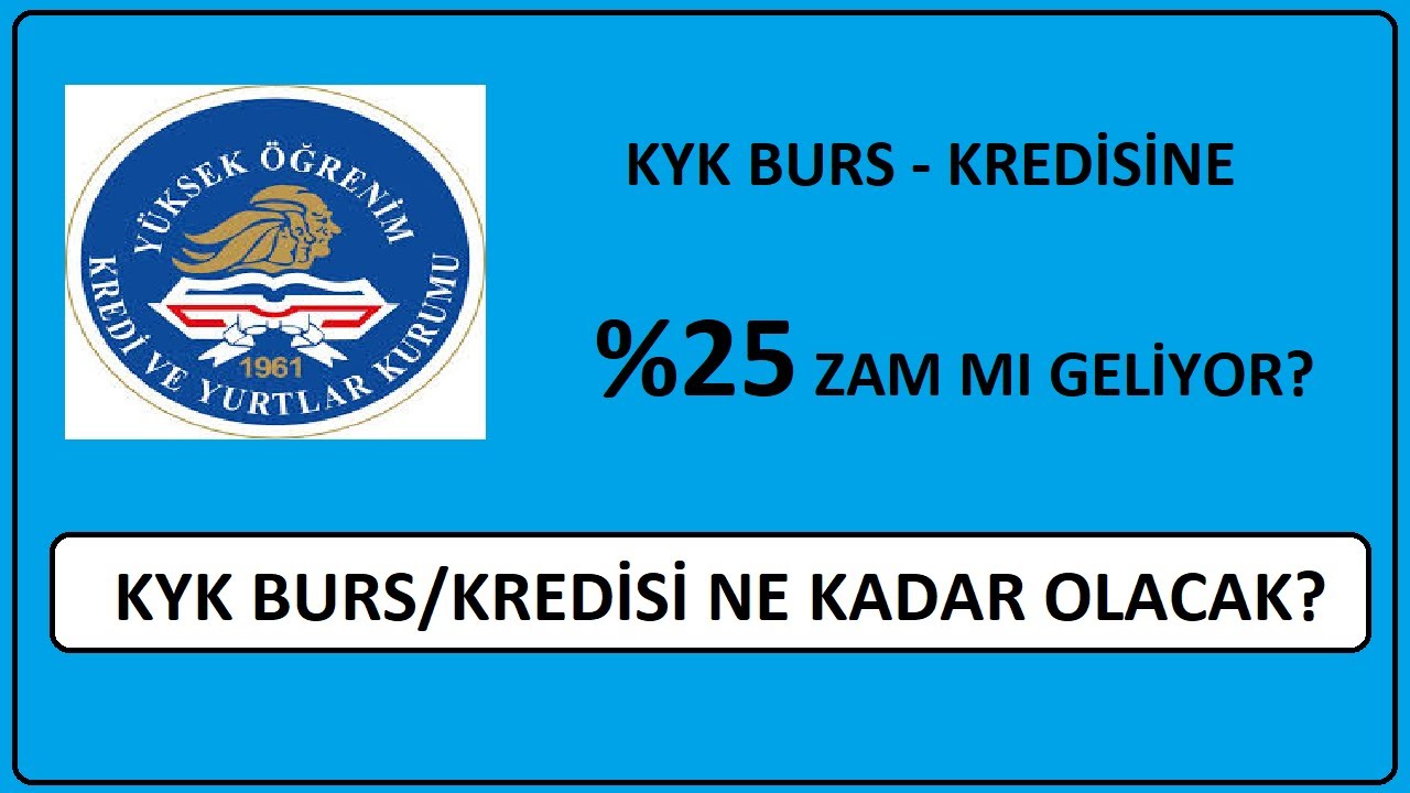 KYK Burs ve Kredi Zammı 2026 💸
