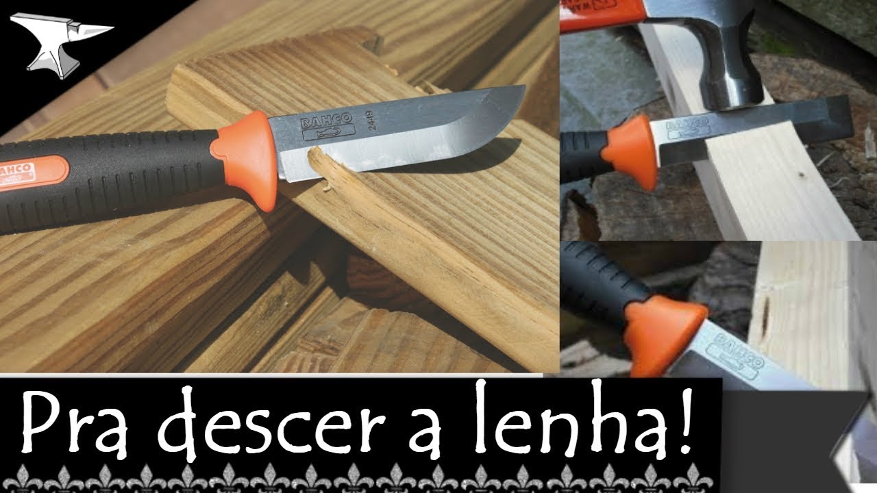 Como Fazer uma Barata para Bushcraft com a Faca Bahco 2449 🛠️