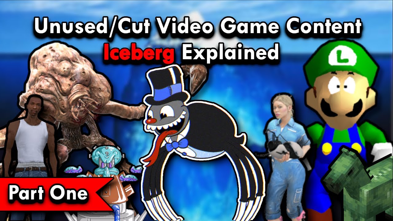 The Unused and Cut Video Game Content Iceberg - Part 1