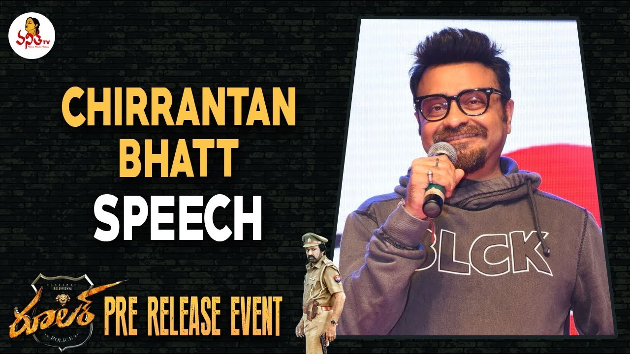 Chirrantan Bhatt Speech @ Ruler Pre Release Event | Balakrishna | Sonal Chauhan | Vanitha TV