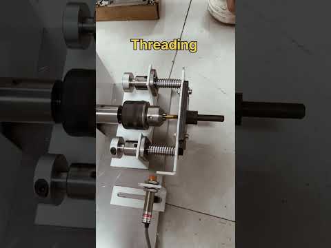 Automatic threading and Tapping jig & Fixtures with spring based system #automation