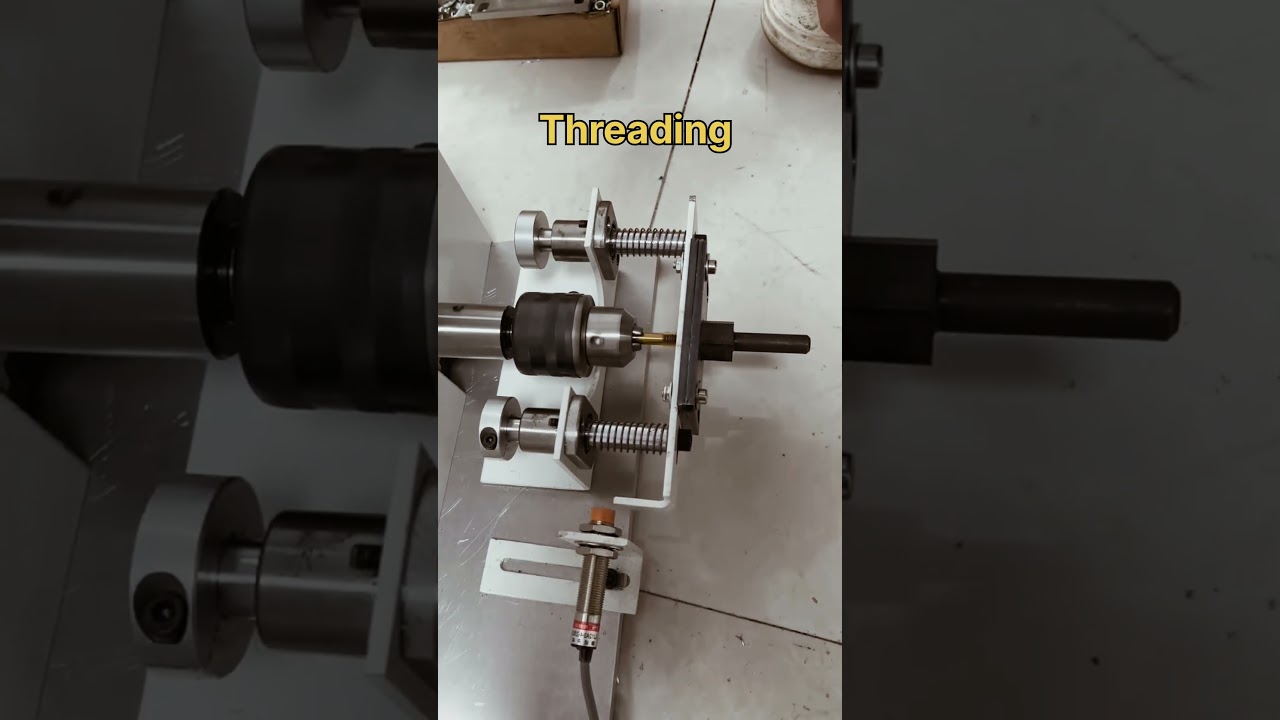 Automated Threading and Tapping Jig & Fixtures with Spring Mechanism