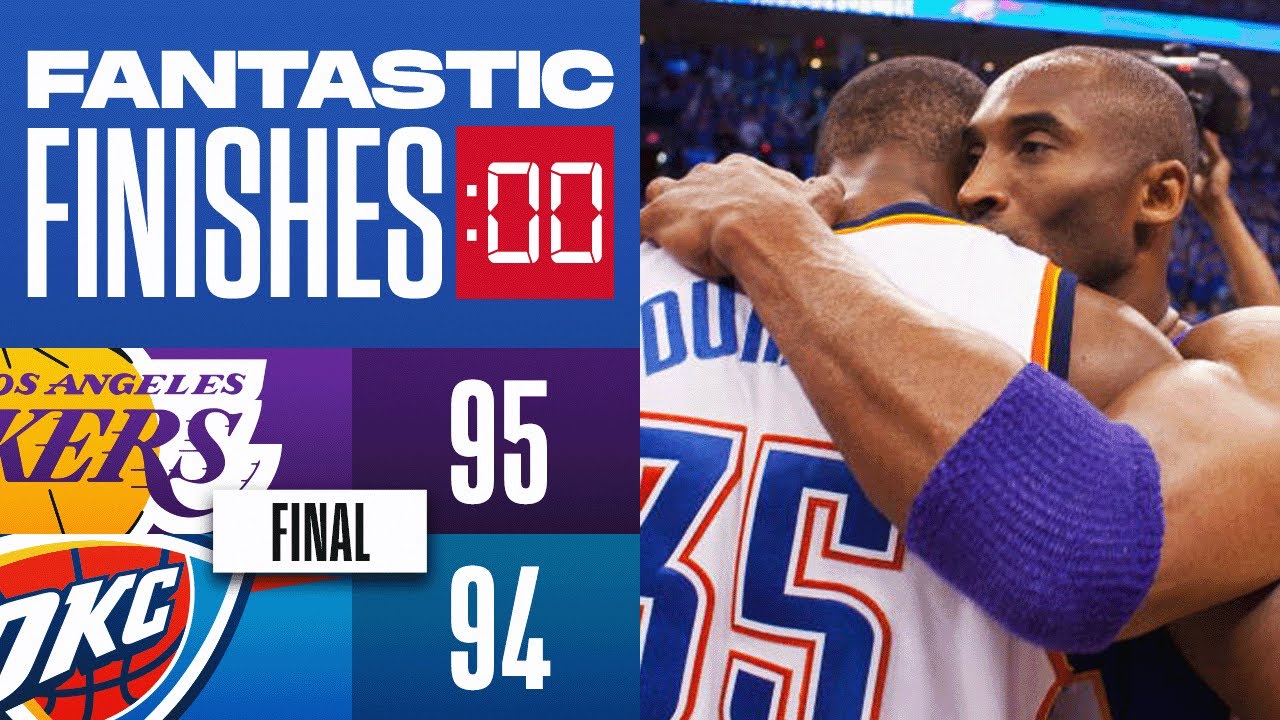 Unbelievable 2:41 Final! Lakers vs Thunder 2010 Playoff Epic π₯