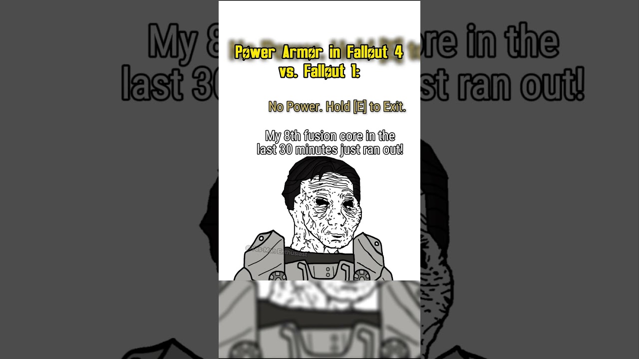 Fallout Power Armor: Fallout 4 vs Fallout 1 ⚙️