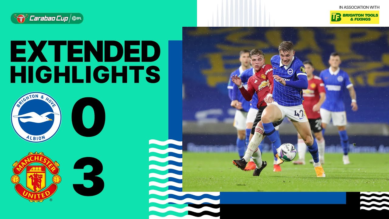 EFL Cup: Manchester United Dominates Brighton with 3-0 Victory ⚽