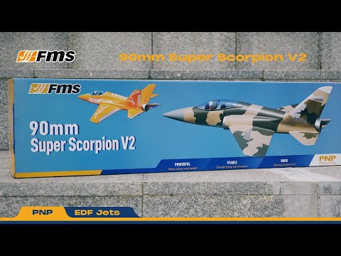 📦✨ Unboxing the FMS 90mm EDF Super Scorpion V2! ✈️ #fmsrcairplane