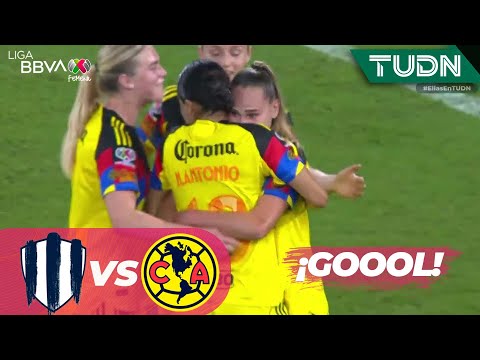 ¡Gool del América! Guerrero marca | Rayadas vs América | Liga MX Femenil - Cuartos de Final Ap2025