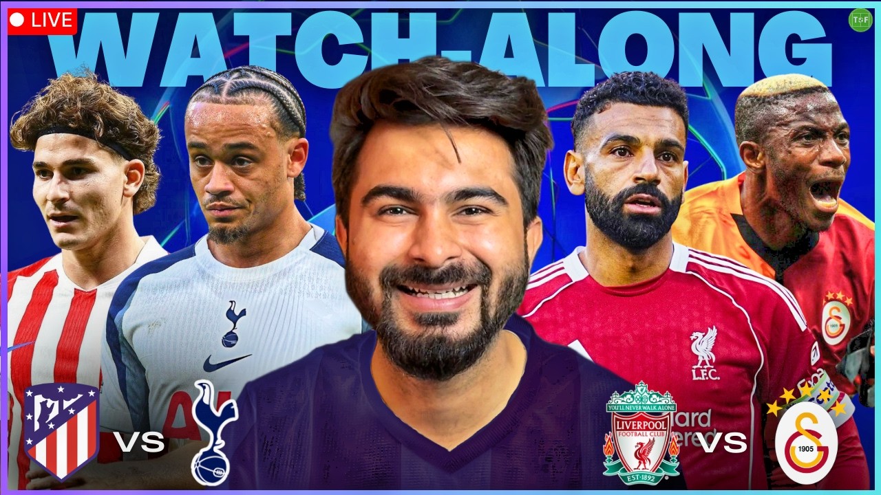 Liverpool v Gala | Atletico v Spurs | Bayern v Atalanta UCL Watchalong LIVE | TFHD