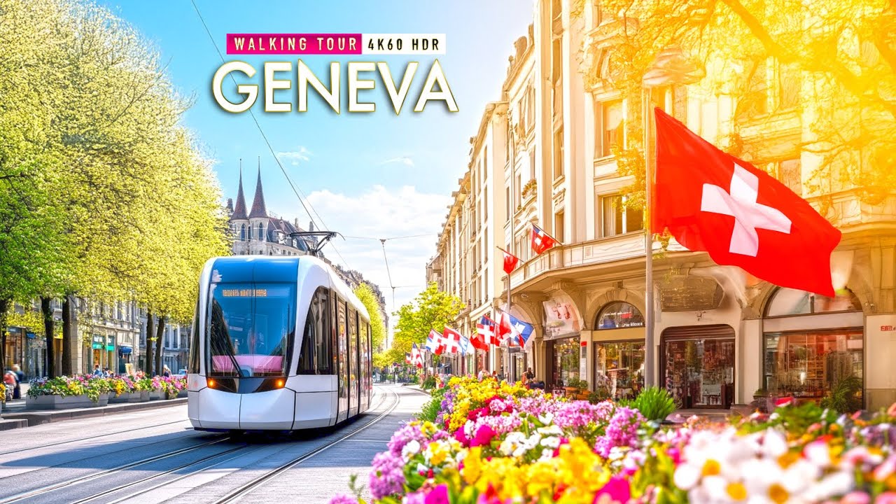 Geneva Walking Tour in 4K 🎥 – Discover Switzerland's Heart