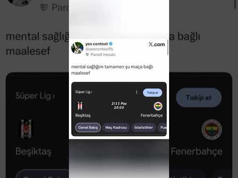 BEŞİKTAŞ FENERBAHÇE DERBİSİ NASIL SONUÇLANIR SİZCE ? #fenerbahçe #beşiktaş