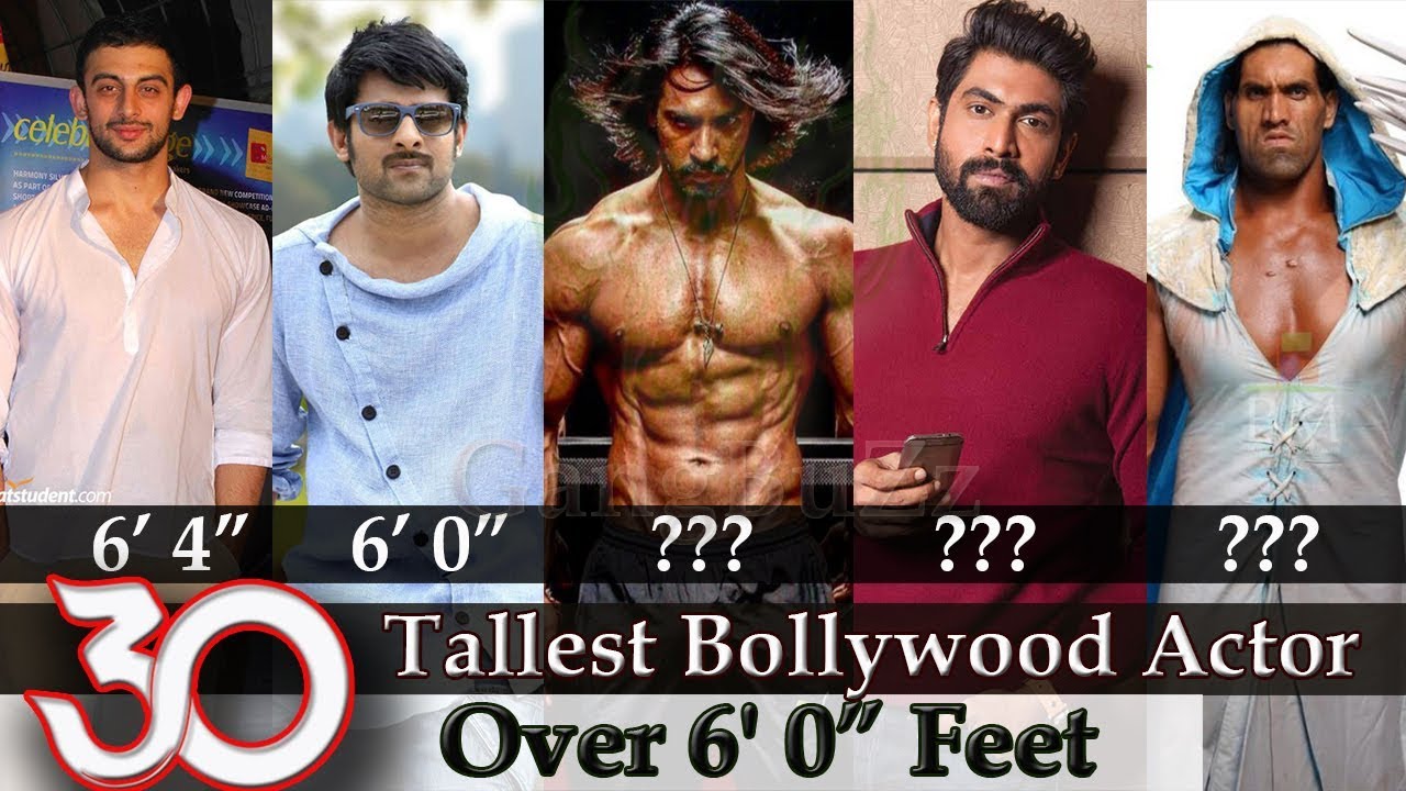 Top 30 Tallest Bollywood Actors Over 6'0