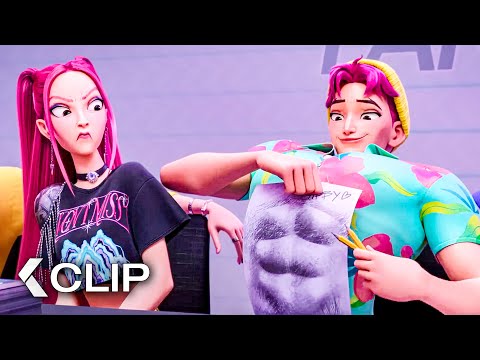 Saja Boys CRASH Huntrix's Event - K-POP DEMON HUNTERS Clip (2025)