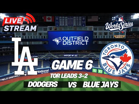 ⚾ MLB LIVE! Los Angeles Dodgers vs Toronto Blue Jays | Game 6 | October 31, 2025 | Full Game Live