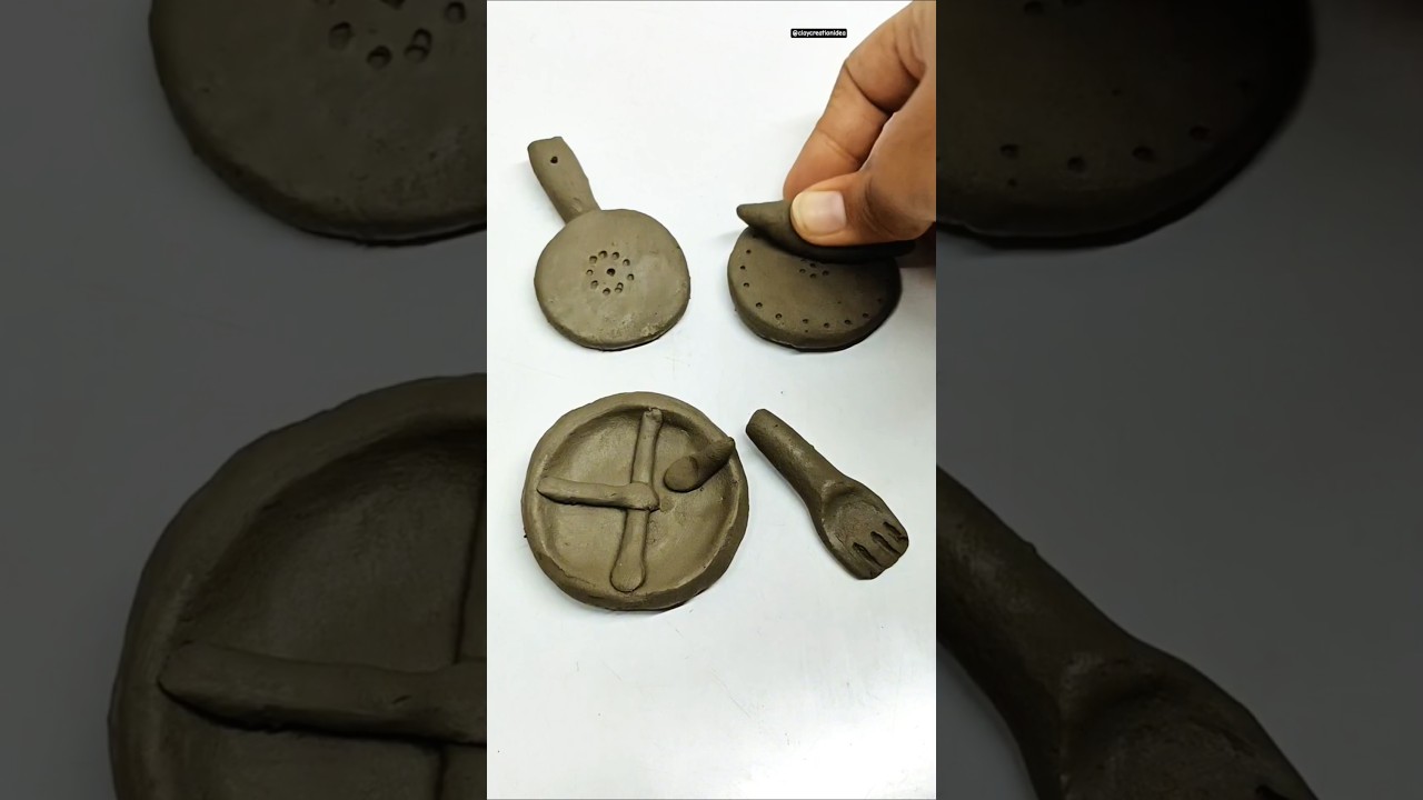 DIY Clay Toy: Miniature Washroom for Barbie 🏠