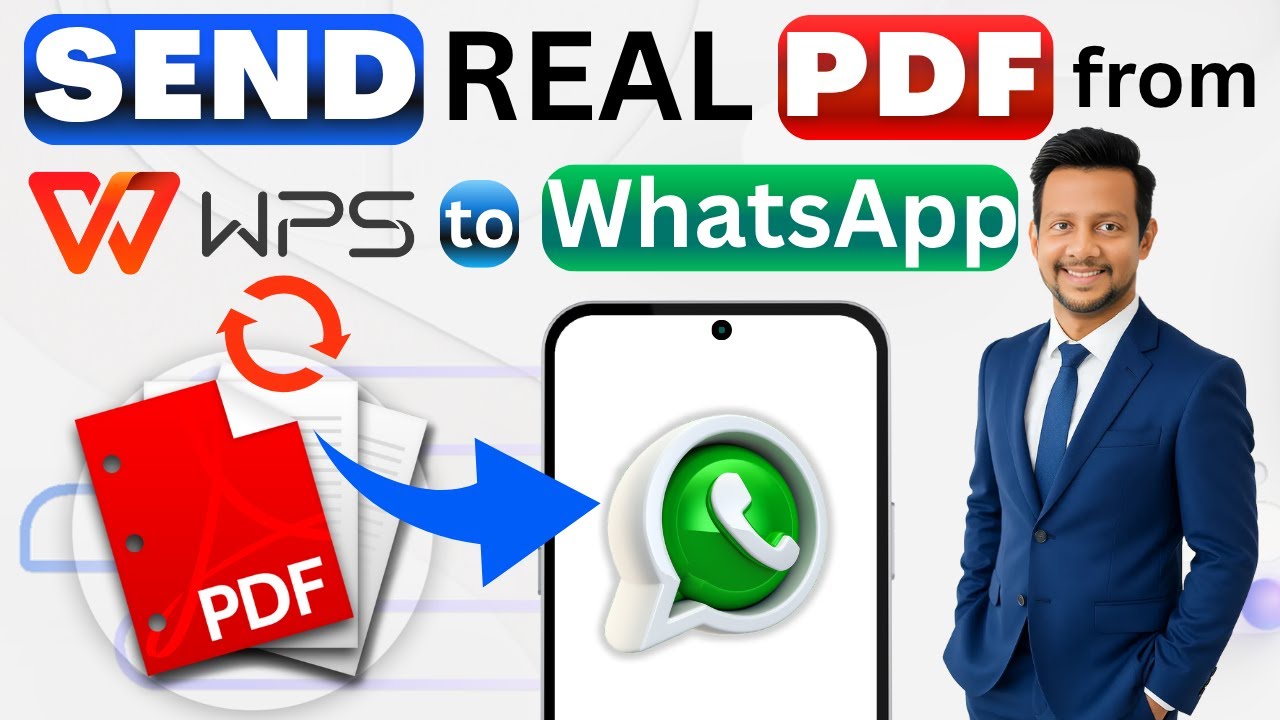 Easiest Way to Send PDFs from WPS Office to WhatsApp in Just One Tap 📱