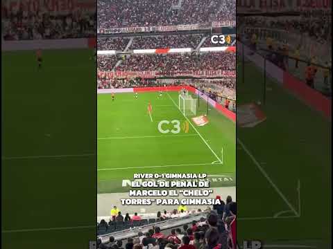 EL GOL DE PENAL DE MARCELO EL "CHELO" TORRES" PARA GIMNASIA 1 A 0 ANTE RIVER PLATE | Cadena 3