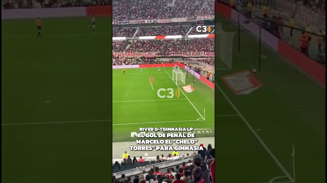 ¡Gol de penal de Marcelo 'El Chelo' Torres da la victoria a Gimnasia contra River Plate! ⚽