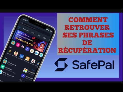 SAFEPAL : Récupérer votre phrase mnémotechnique oubliée 🔑