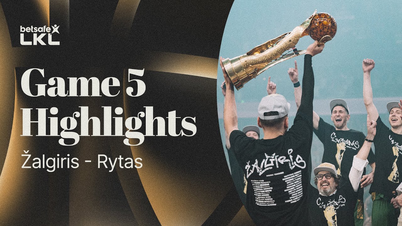 Žalgiris Clinches Lithuanian Championship with Victory Over Rytas 🏆 | Highlights from 2025.06.21