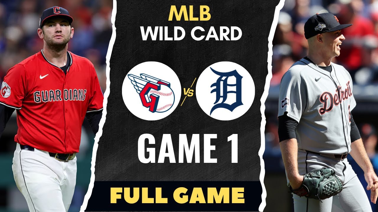 Guardians vs Tigers | MLB Wild Card Game 1 🏟️